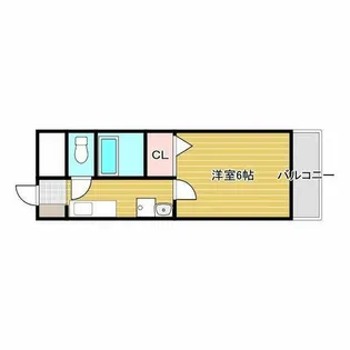 イーズ南春日丘【1階】の間取り