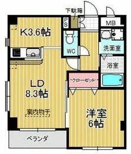excel【1階】の間取り