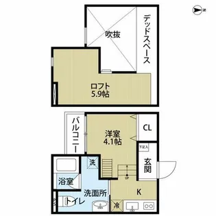 Air City【1階】の間取り