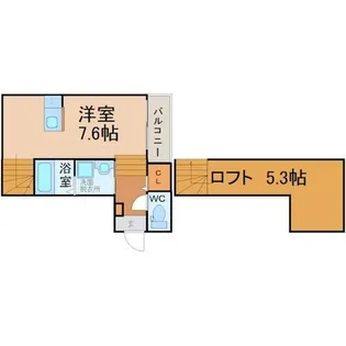 Precious Court御器所【105号室】の間取り