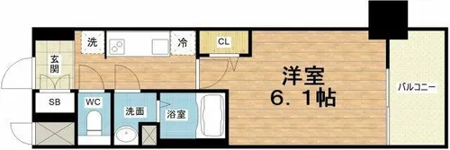 メルディア大正DC【12階】の間取り