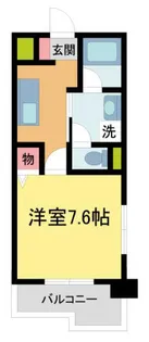 シャンブル仁左衛門【201号室】の間取り