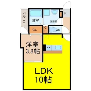 DEVELD大曽根【3階】の間取り