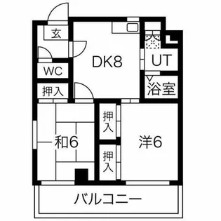 サングリーン新栄【6階】の間取り