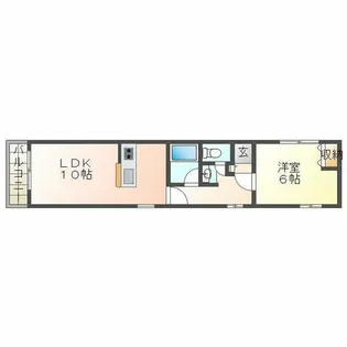 メゾン・ド・エミナンス【1階】の間取り