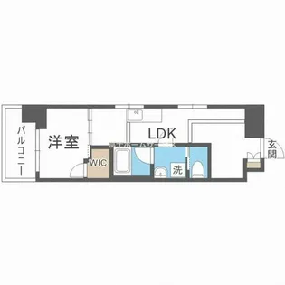 Re-be東三国【7階】の間取り