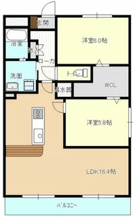 ハイツ清光【3階】の間取り