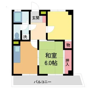 メゾンブランシュ【301号室】の間取り