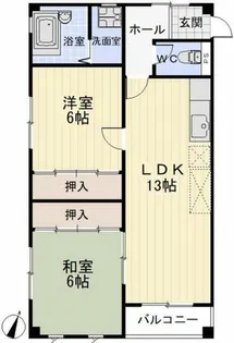 ヘルメス成瀬【3階】の間取り
