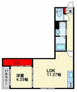 春のそよ風とBloom Lounge【2階】の間取り