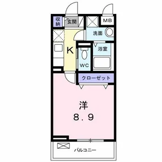 フローラ【2階】の間取り