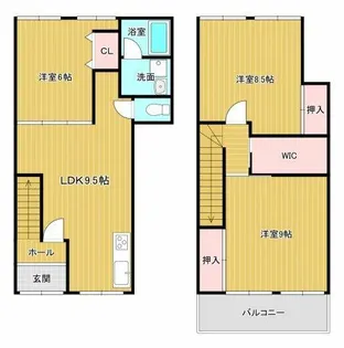 木下ハイツ【2号室】の間取り
