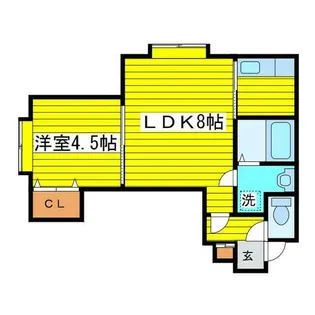 Ann’s House元町【205号室】の間取り
