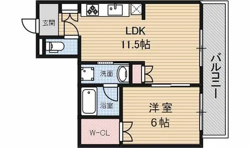 新開ビル【403号室】の間取り