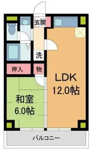 サーフ北口【301号室】の間取り