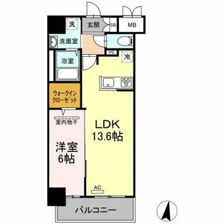 シズカビルディング白銀【4階】の間取り