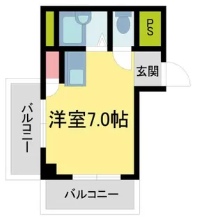 ビクトワールシェル【201号室】の間取り