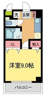 エストゥディオ甲子園口【2階】の間取り