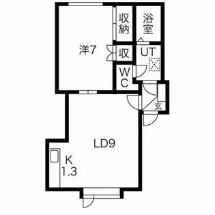 シェーンブルン琴【202号室】の間取り