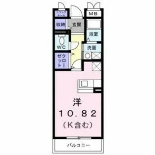 ジュネス【1階】の間取り
