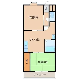 フェリーチェ立花【3階】の間取り