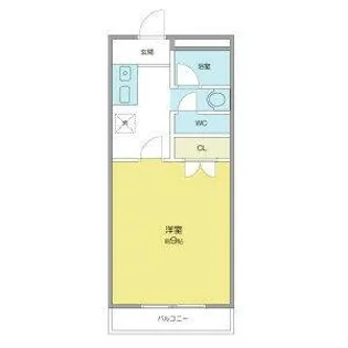 ウイングコート辻【3階】の間取り