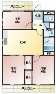 ピトレ・スクエア【4階】の間取り
