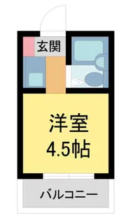 ロイヤルプラザ西宮【101号室】の間取り