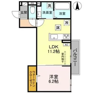 Vrai Soleil【1階】の間取り