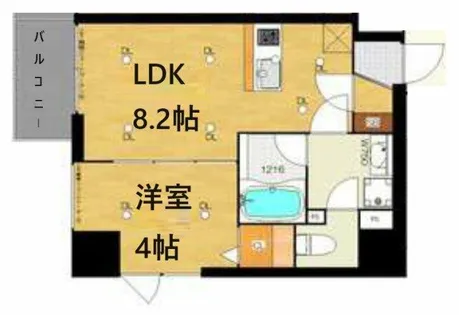 ブエナビスタ梅田イースト【4階】の間取り