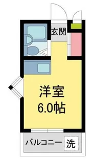 ダイドーメゾン門戸【205号室】の間取り