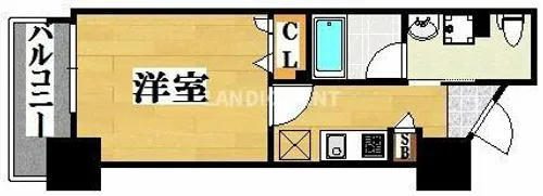 プレスタイル博多SOUTH【6階】の間取り