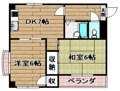 シャトレー寿【2階】の間取り