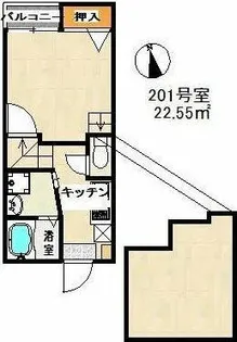 ホワイトアロー【2階】の間取り