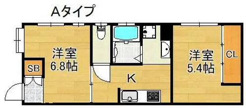 さとしろビル【2階】の間取り