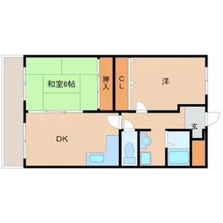 ガゼル藤沢【2階】の間取り