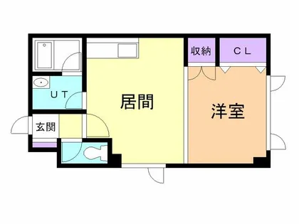 レジデンスニューブリーズ【204号室】の間取り