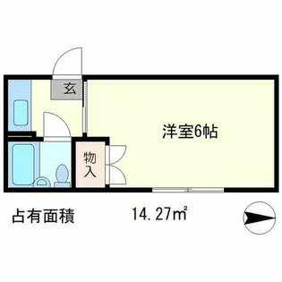 ハイツ山下【3階】の間取り