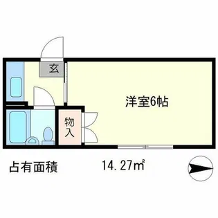 ハイツ山下【3階】の間取り