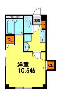 久代ハイツ【2-C号室】の間取り
