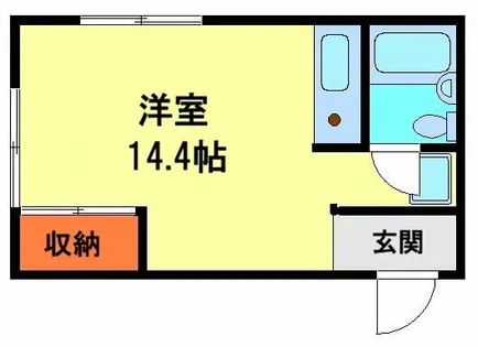 久代ハイツ【1C号室】の間取り