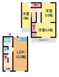 兵庫県川西市久代2丁目【一戸建】の間取り