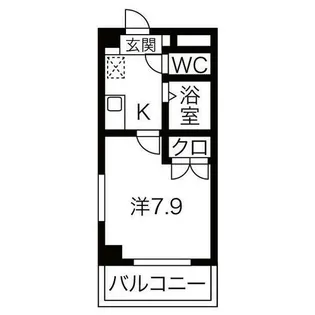 プロビデンス泉【7階】の間取り
