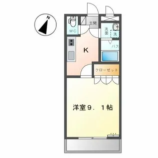 サンパレスⅡ【2階】の間取り