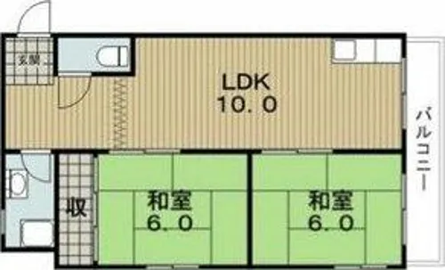 パステルハイム【4階】の間取り