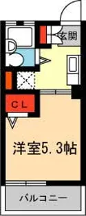 ハイム鼓が滝【2階】の間取り