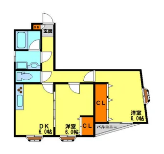 ダイイチホームビル【3号室】の間取り