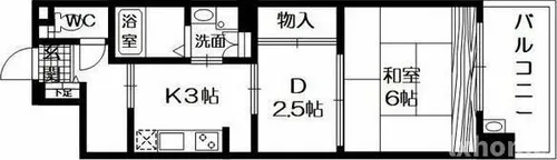 ルナコート千里丘の街【4階】の間取り