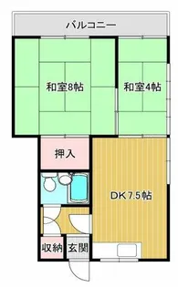西ハイツ【2階】の間取り
