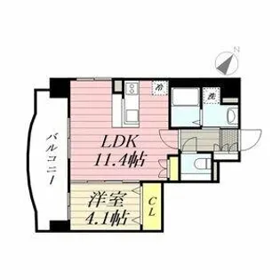 ナウヴィレッジ松島Ⅱ【3階】の間取り